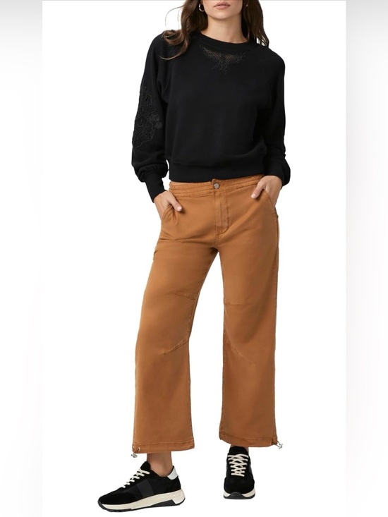PAIGE Pants - PAIGE Reid Jogger Camel Brown Tencel Utility Pants Size 26 $249